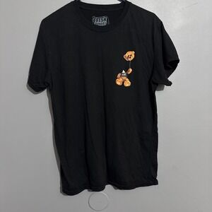 FRESH LAUNDRY Limited Edition NOTORIOUS TEDDY BEAR BLACK SHIRT Med Men/women